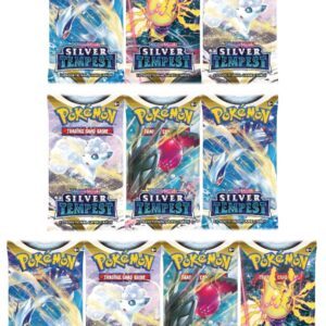10 Booster Pakker fra SWSH Silver Tempest