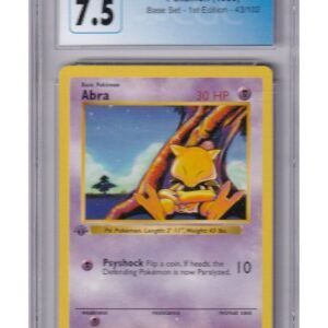 Abra 43/102 1st Edition CGC 7.5