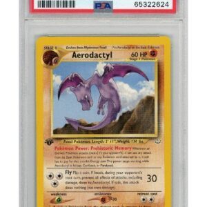 Aerodactyl 15/64 1st Edition PSA 10