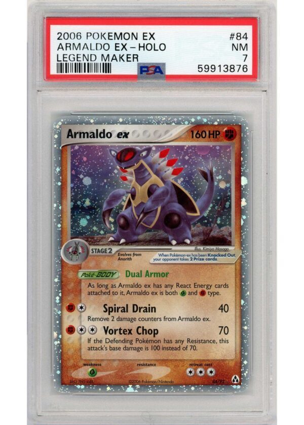 Armaldo ex - 84/92 - PSA 7