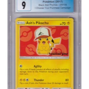 Ash's Pikachu SM109 CGC 9