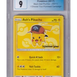 Ash's Pikachu SM111 CGC 9