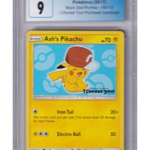 Ash's Pikachu SM113 CGC 9