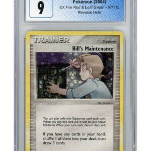 Bill's Maintenance 87/110 Reverse Foil CGC 9