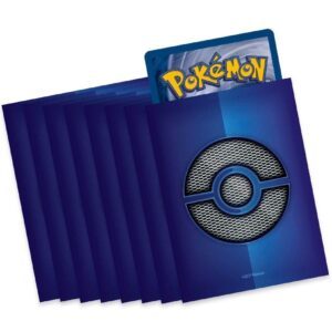 Blå Pokeball Deck Protector Sleeves 65 stk. (66x91mm)
