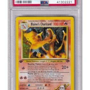 Blane´s Charizard 2/132 1st Edition PSA 9
