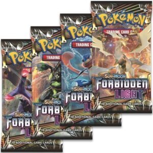 Booster Pack full artwork set (4 stk.) fra S&M Forbidden Light.