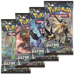Booster Pack full artwork set (4 stk.) fra S&M Ultra Prism.