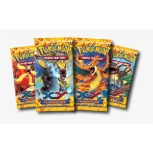 Booster Pack full artwork set (4 stk.) fra XY Flashfire.