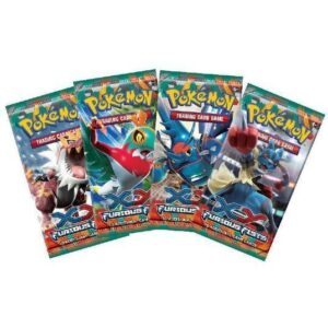 Booster Pack full artwork set (4 stk.) fra XY Furious Fists.