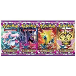 Booster Pack full artwork set (4 stk.) fra XY Phantom Forces.
