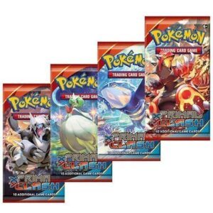 Booster Pack full artwork set (4 stk.) fra XY Primal Clash.