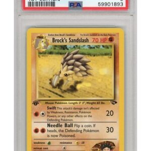 Brock's Sandslash 36/132 1st Edition PSA 9