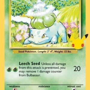 Bulbasaur - 44/102 - 25 års jubilæum - JUMBOkort
