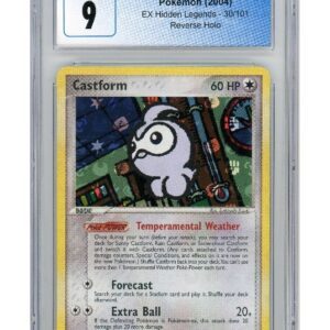 Castform 30/101 Reverse Foil CGC 9