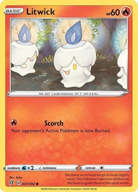 Chandelure blister pack (1 stk.) - SWSH Vivid Voltage - Image 4