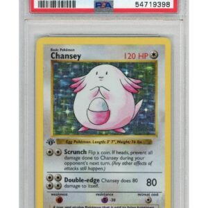 Chansey 3/102 1st Edition PSA 6