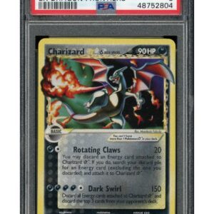 Charizard * 100/101 PSA 8Charizard * 100/101 PSA 8 - Bagside