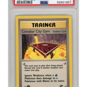 Cinnabar City Gym - 113/132 - 1st Edition - PSA 10