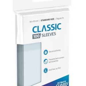 Classic soft sleeves (klar) standard size 100 stk. top-loading (66x93mm)