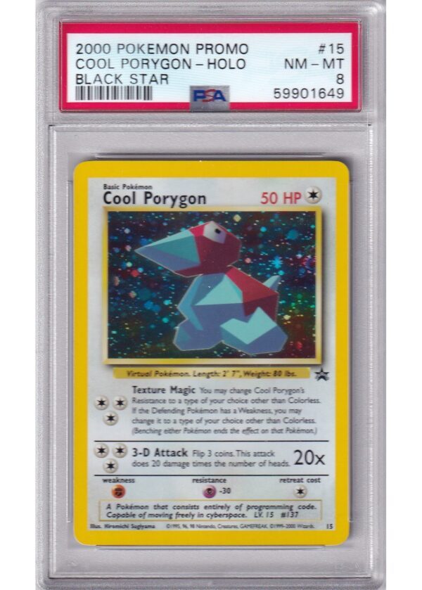 Cool Porygon - 15 - PSA 8