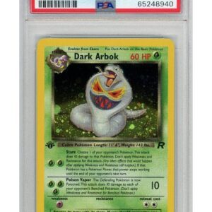Dark Arbok 2/82 1st Edition PSA 10