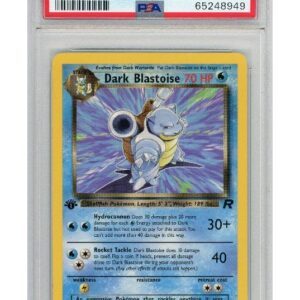 Dark Blastoise 20/82 1st Edition PSA 9