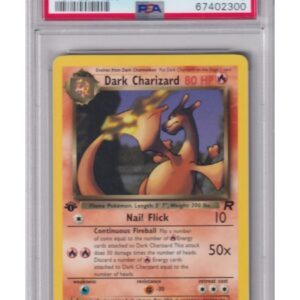 Dark Charizard 21/82 1st Edition PSA 9