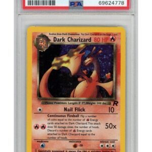 Dark Charizard 4/82 PSA 8