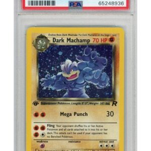 Dark Machamp 10/82 1st Edition PSA 8