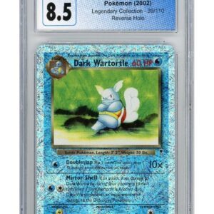 Dark Wartortle 39/110 Reverse Foil CGC 8.5