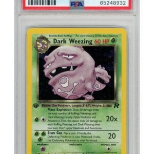 Dark Weezing 14/82 1st Edition PSA 10