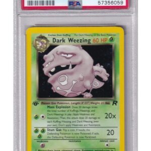 Dark Weezing 14/82 1st Edition PSA 8