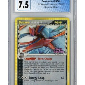 Deoxys &delta; 3/110 Reverse Foil CGC 7.5