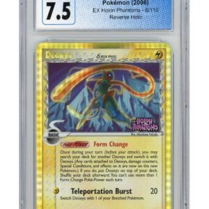 Deoxys &delta; 6/110 Reverse Foil CGC 7.5
