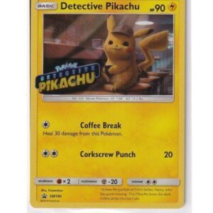 Detective Pikachu - SM190 - Stempelkort - Sealed