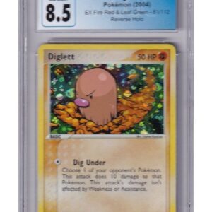 Diglett 61/112 Reverse Foil CGC 8.5