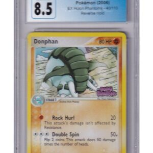 Donphan 40/110 Reverse Foil CGC 8.5