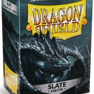Dragon Shield matte (Mørk grå) Deck Protector Sleeves 100 stk. top-loading (63x88mm)