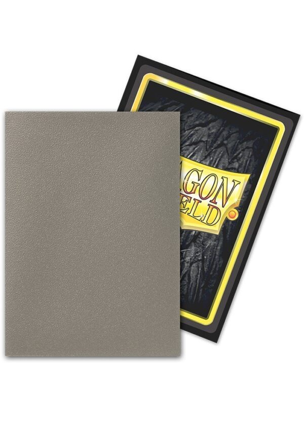 Dragon Shield matte dual (Grå / Crypt) Deck Protector Sleeves 100 stk. top-loading (63x88mm) - Image 2