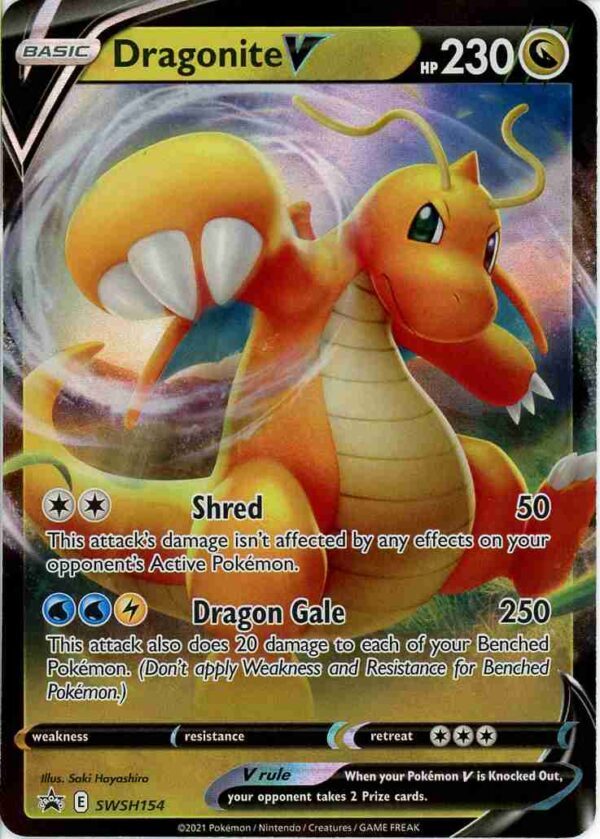 Dragonite V - SWSH154 - JUMBOkort
