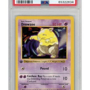 Drowzee 49/102 1st Edition PSA 9
