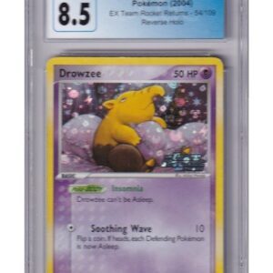Drowzee 54/109 Reverse Foil CGC 8.5