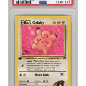 Erika's Clefairy 40/132 1st Edition PSA 9