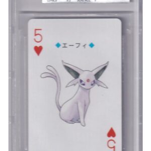 Espeon Hjerter 5 Silver Poker Set  BGS 9