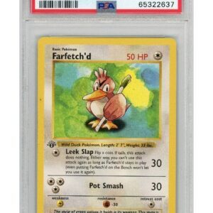 Farfetch´d 27/102 1st Edition PSA 7