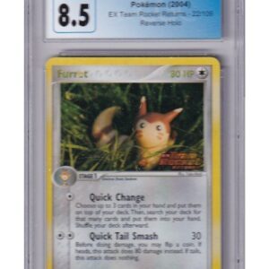 Furret 22/109 Reverse Foil CGC 8.5
