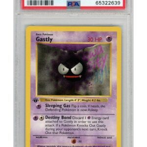 Gastly 50/102 1st Edition PSA 9