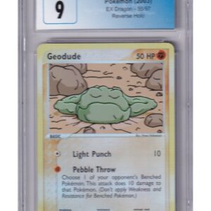 Geodude 55/97 Reverse Foil CGC 9