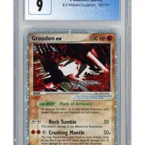 Groudon ex 93/101 CGC 9
